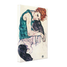 Egon Schiele Seated Woman Canvas Print