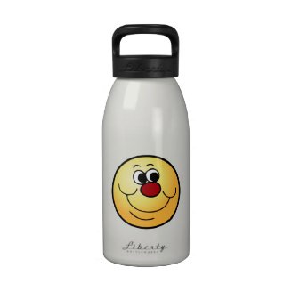 Egotistical Smiley Face Grumpey Water Bottle