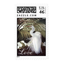 Egret "Love" Stamp