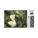 Egret "Love" Stamp by Laura_Regan_Artist Egret "Love" Stamp