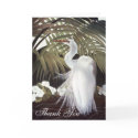 Egret "Thank You" card by Laura_Regan_Artist Egret "Thank You" card