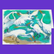 Egrets cards