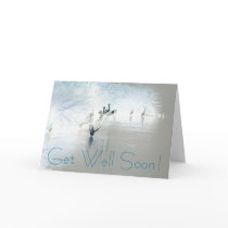 Egrets Get Well Card by farmer77 Egrets Get Well Card