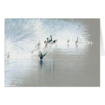 Egrets in Mist Card by farmer77 Egrets in Mist Card