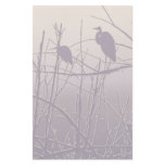 Egrets in Winter Trees Stationery