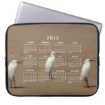 Egrets Loitering on Beach Computer Sleeves