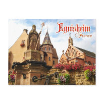 Eguisheim Castle and Pope St Leo IX chapel, France Postcards