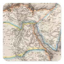Egypt 14 square stickers