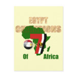 Egypt 7 times champions of Africa 2010 gifts Postcards