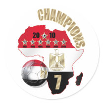 Egypt Africa Cup Winners stickers for fans