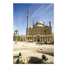 Egypt, Cairo. The imposing Mohammed Ali Mosque Photo Art