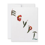 Egypt Chili Peppers Personalized Announcements