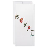Egypt Chili Peppers Custom Rack Card