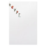 Egypt Chili Peppers Stationery