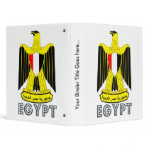 Egypt Coat of Arms Vinyl Binder