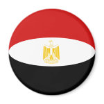 Egypt Fisheye Flag Magnet