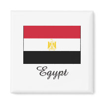 Egypt Flag Design Fridge Magnets