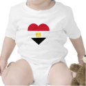 Egypt Flag Heart t-shirts by Vexillophile Egypt Flag Heart t-shirts