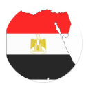 Egypt flag map stickers