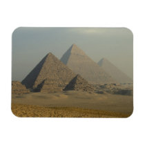 Egypt, Giza, Giza Pyramids Complex, Giza Plateau Vinyl Magnets