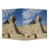 Egypt, Giza. The great Sphynx rises above the 2 3 Ring Binder