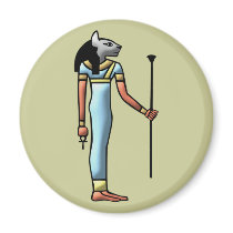 Egypt goddess Bastet egypt goddess Fridge Magnet