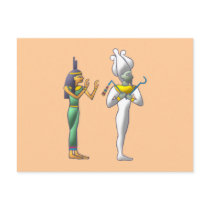 Egypt Gods Isis Osiris egypt gods Post Card