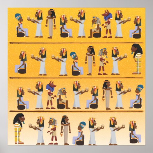 Egyptian Hieroglyphics Posters, Egyptian Hieroglyphics Prints, Art