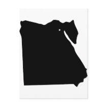 Egypt Map postcards