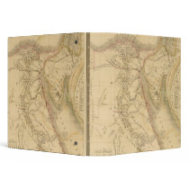 Egypt, Palestine and Arabia Map 3 Ring Binders