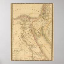Egypt, Palestine and Arabia Map