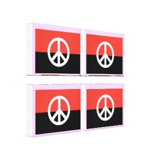 Egypt Peace Flag Wrapped Canvas wrappedcanvas