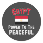 Egypt: Power To The Peaceful Sticker