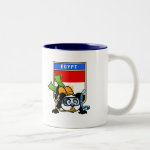 This cute panda loves to go scuba diving in Egypt! The Red Sea has such beautiful coral reefs and marine life! Panda wears double tanks, a scuba mask & reg, and green fins. What a cutie! A great gift for any scuba diver who loves to go to Egypt.