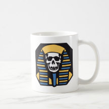 egypt skull coffee mugs