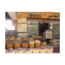egypt spice store postcard