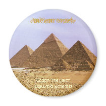 EGYPT: The First Pyramid Scheme Magnet by PrintedGifts EGYPT: The First Pyramid Scheme Magnet