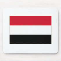 EGYPT Tricolor, Egyptian Flag without Center Image mousepads