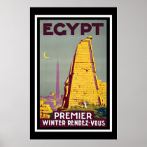 "Egypt" Vintage Travel Poster