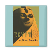 Egypt - Vintage Travel Poster Art Refrigerator Magnets