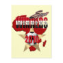 Egypt Winners 2010 flag map of Africa gifts Postcards