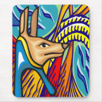 Egyptian Anubis Mousepad by atteestude Egyptian Anubis Mousepad