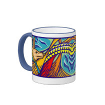 Egyptian Anubis Mug by atteestude Egyptian Anubis Mug
