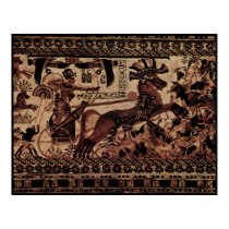 Egyptian archer in chariot posters
