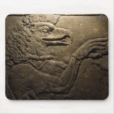 egyptian art mouse mat by pedro_velez