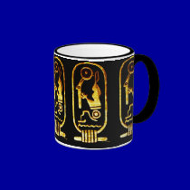 Egyptian cartouch mugs