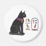 Egyptian Cat Goddess Bastet Fridge Magnets