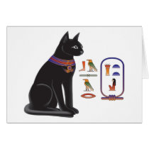 Egyptian Cat Goddess Bastet cards