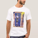 Egyptian Cat Goddess greets Ra, the Sun God t-shirts