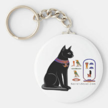 Egyptian Cat Goddess Key Chain